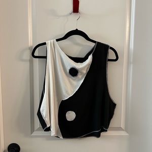 SHEIN Ying Yang crop top